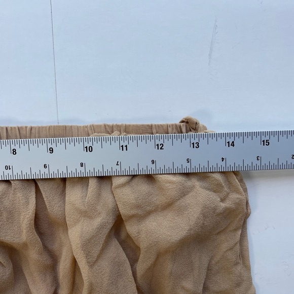 Alythea‎ Strapless Mini Dress 100% Silk Sz M Pastel Minimalist Resort Chic Party - Picture 7 of 10